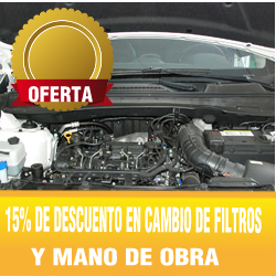 15% Descuento en cambio de filtros